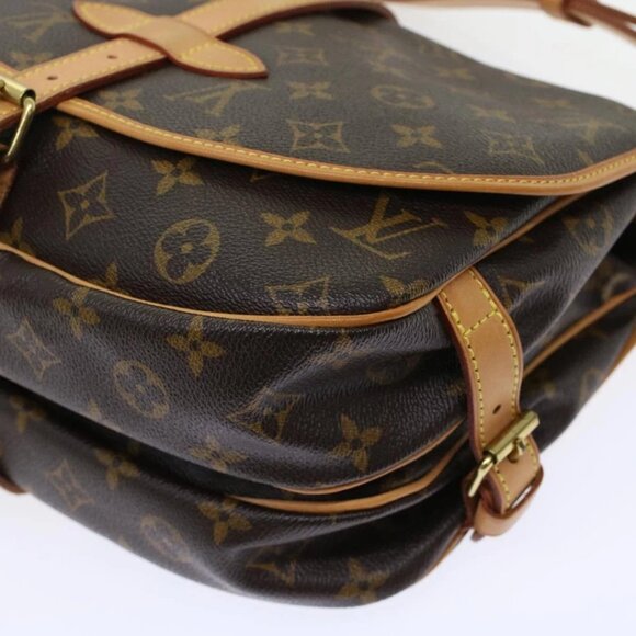 LOUIS VUITTON Monogram Saumur 30 Shoulder Bag M42256 LV Auth 45666AV - Picture 5 of 16